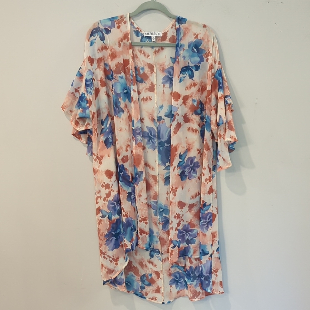 Duster Floral Kimono Cardigan - Meri Skye size‎ 1X